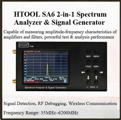 Handheld Spectrum Analyzer 35M - Signal Generator Spectrum Analyzer recension och pris